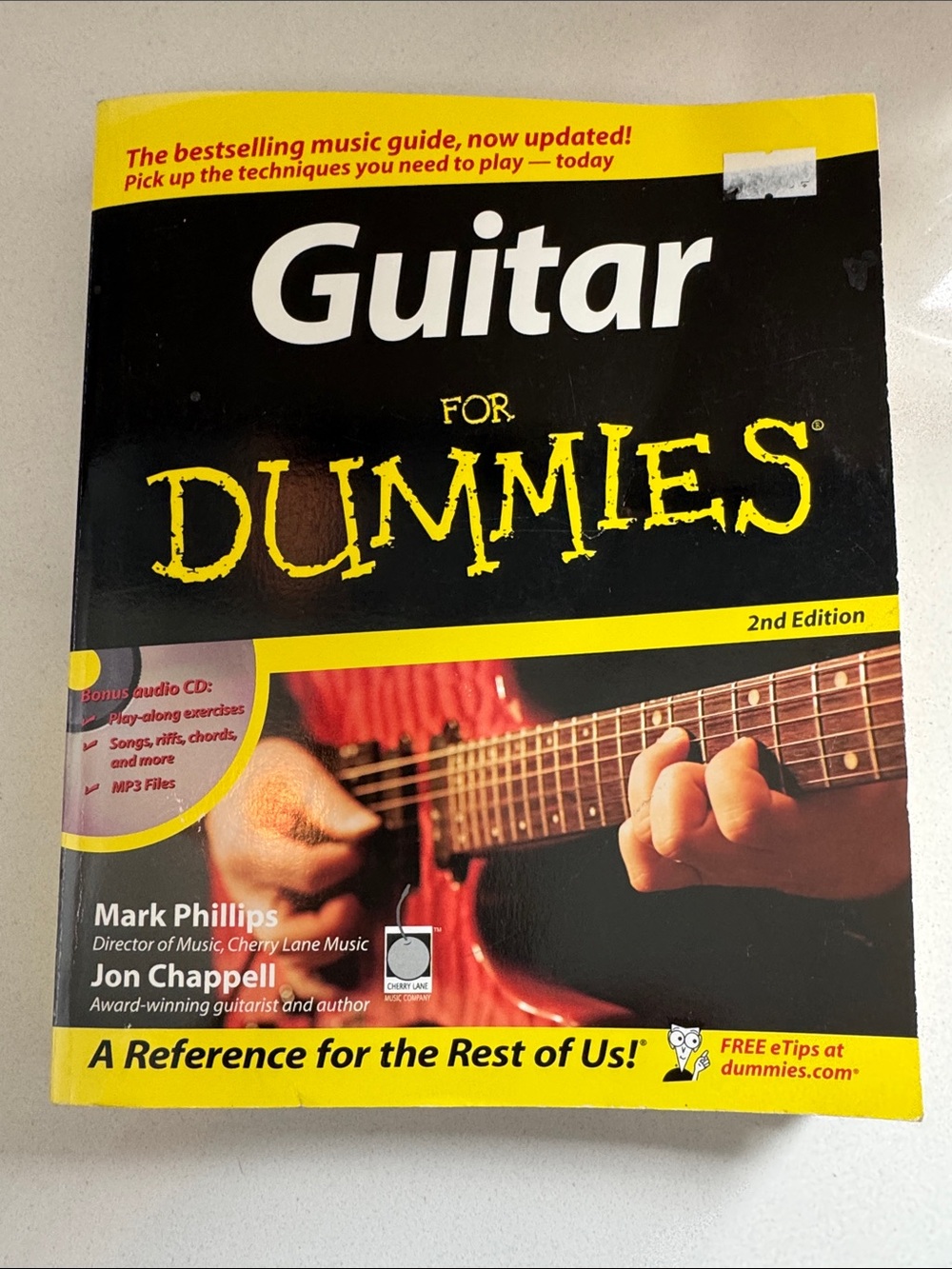 Guitar For Dummies with bonus audio cd - softcover - Mark Phillips Jon Chappell